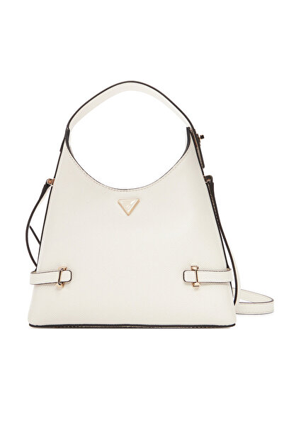 Guess Γυναικεία Τσάντα Χειρός Λευκή HWZG9657010