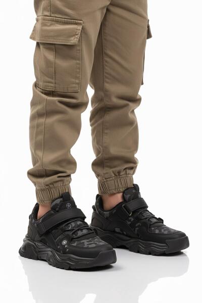 WALKWAY 2021 F Black-Smoke-Grey Children's Sports Shoes