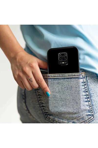 Generic Plain Protective Case with Soft Black Sides for Xiaomi Redmi Note 9 Pro - Black