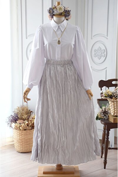 EMİNOS BUTİK تنورة موديل مجعدة