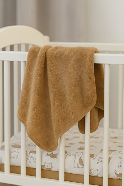 OMY Kuzu Welsoft Double Sided Blanket Unisex 90X90 Baby Swaddle Girls & Boys Winter Blanket