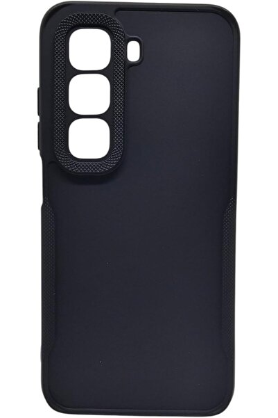 erorex Silicone Back Cover For Infinix Hot 50 Black