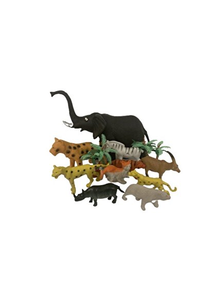 OEM Set 12 wild animal figurines
