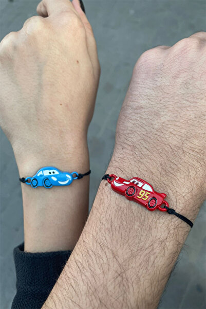 Karakedi Cars Sally & Mcqueen Couple Bracelet