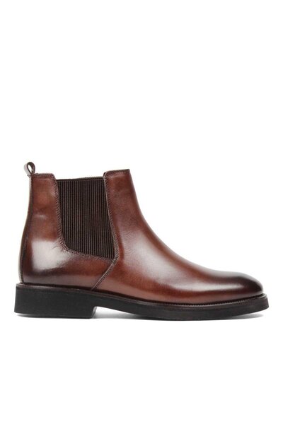 Celal Gültekin Erkek Kahverengi Deri Chelsea Bot