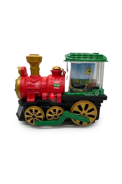 Vision XXI Jucărie interactivă - Locomotivă cu fum, sunete și lumini