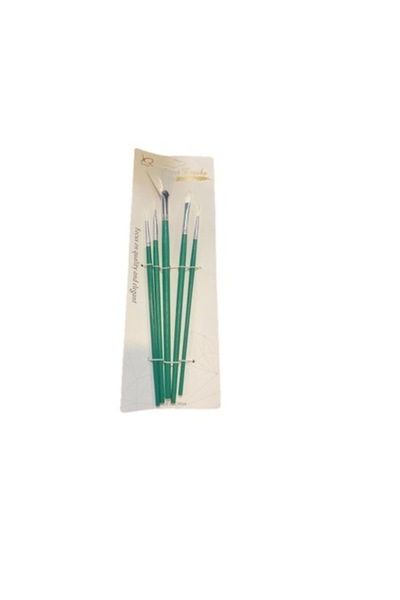 Vision Set de 5 pensule diferite forme, evantai, late si subtiri, 23 cm
