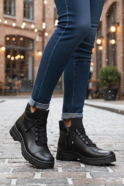 AYK'S 112 Z Черни дамски ботуши