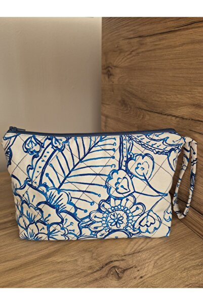 Handream Quilted Duck Fabric Alacati Pattern (Makeup Bag/Handbag/Bag-Suitcase Organizer)