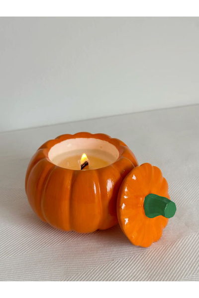 kuponaksesuar BAl Kabağı Lavanta Kokulu Soya Max mum El Yapımı