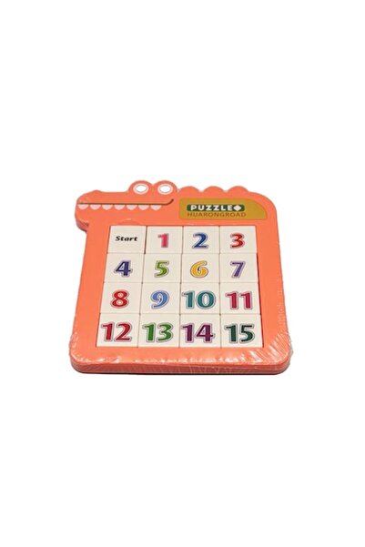 Vision XXI Puzzle educativ cu numere, 16 piese, multicolor, 13x15 cm,