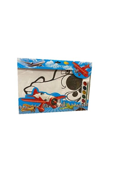 Vision Set de 6 coli de desen A3 cu rindele, acuarelă și pensulă