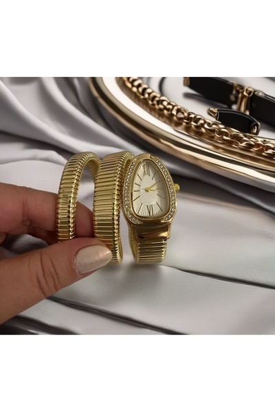 a rose jewelry Çelik Yılan Saat