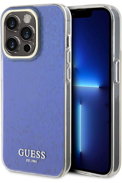 CG Mobile جراب بنمط ديسكو لهاتف آيفون 15 برو ماكس - بنفسجي، سيليكون