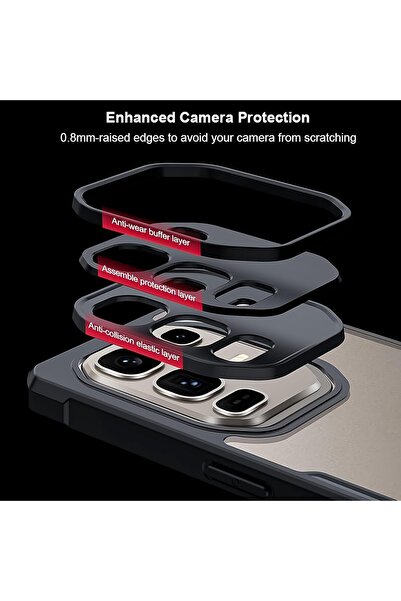 erorex For Infinix Note 50 Pro Plus Case, Note 50 Pro+ Camera Lens Protection Back Cover, Tpu+Pc…