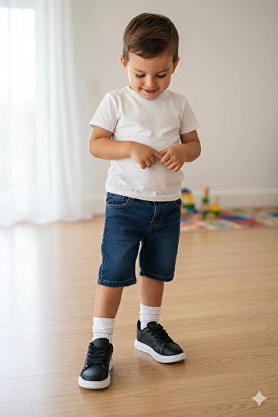 belixspor Belix-Sammix Boys' Sports Shoes 28-35 Black-White