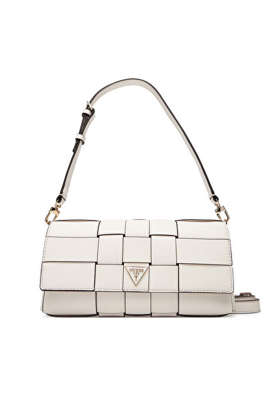 Guess Γυναικεία Τσάντα Χειρός Λευκή HWWG9661190