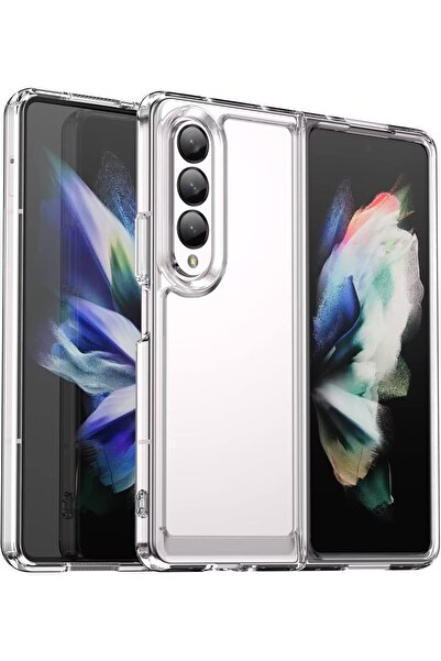 erorex Cover Compatible For Samsung Galaxy Z Fold 4 Case, Soft Tpu + Hard Pc, Anti-Scratch Transparent…