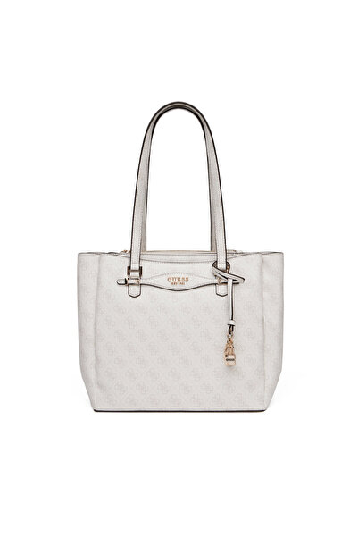 Guess Γυναικεία Τσάντα Χειρός Εκρού HWSG9652230