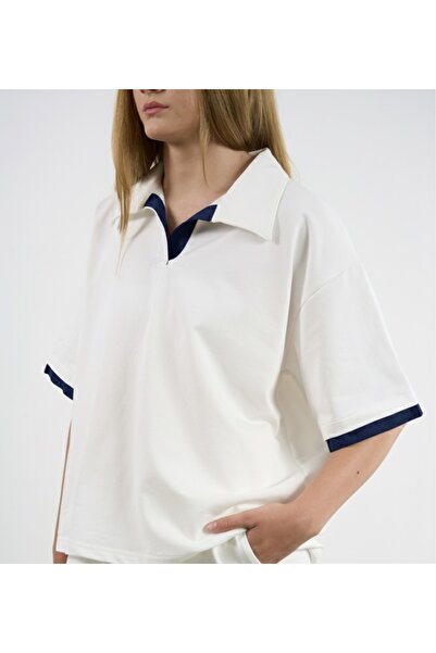 HANIQA Γυναικείο μπλουζάκι Polo Neck