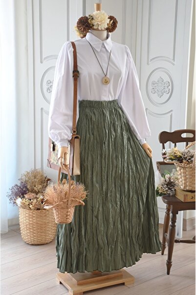 EMİNOS BUTİK تنورة موديل مجعدة