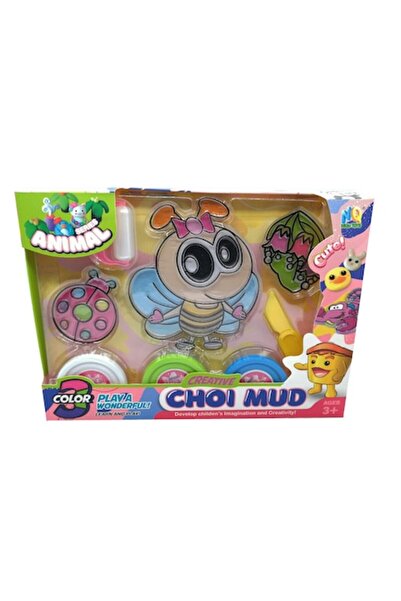 Vision Creative Set Gelatin Plasticine in Jar, Animal Series with Figures and Auxiliary Tools,