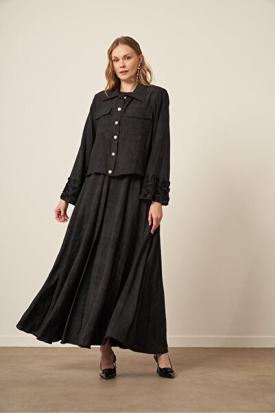 FTZ WOMEN Women's Melange Suit Black 31146