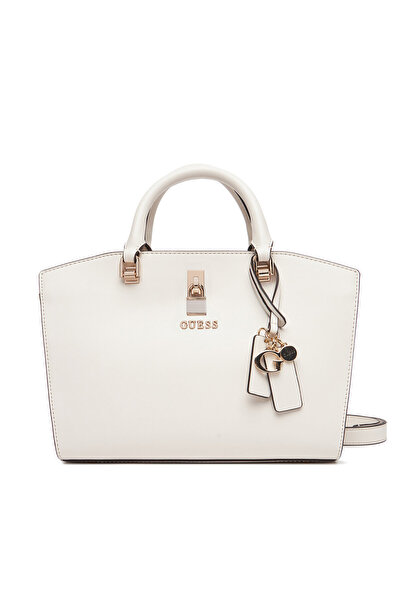 Guess Γυναικεία Τσάντα Χειρός Εκρού HWVG9655060