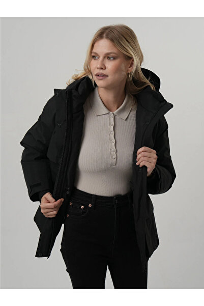 PIQUE Hooded Water Repellent Windproof Women's Coat Sofia