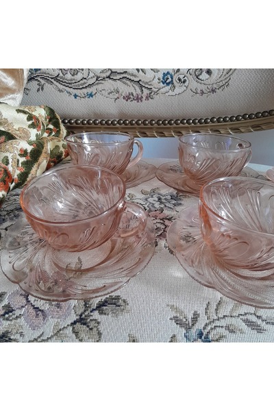 hatıralar Eski Dönem Büyük Boy Fincan Takım