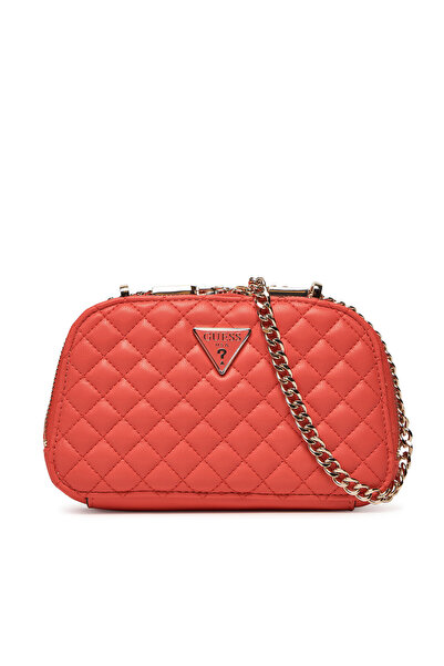 Guess Γυναικεία τσάντα χειρός σε χρώμα κοραλί HWEQG954174