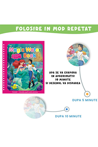 Pitikot Magic Book Pitikot® Water Coloring Book, Reusable