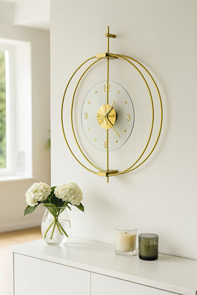 Wallover Design XL Boy Rosa Gold/Gold Premium – Çift Çemberli Lüks Büyük Sess...