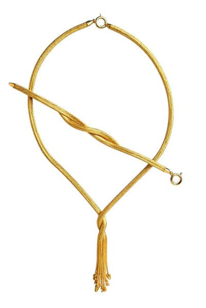 Hakan Güler Kuyumculuk Altın İtalyan Örgü Kazze Set