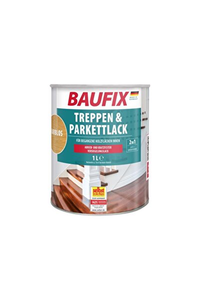 BAUFİX Treppen & Parkettlack Su Bazlı Parke Cilası İpek Mat 2,5lt