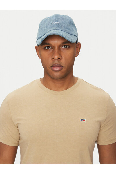 Guess Ανδρικό Καπέλο Μπέιζμπολ Μπλε AM9509POL01