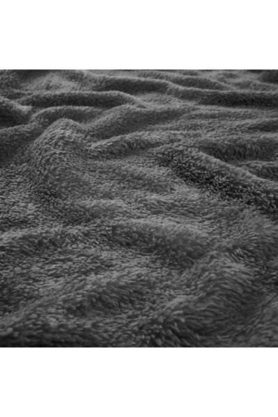 IKEA غطاء سرير TRATTVIVA، رمادي غامق، 150 × 250 سم