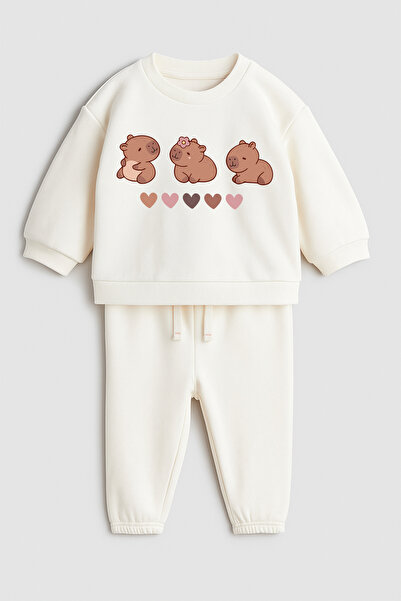 MYADA Premium Organic Capybara Brothers Printed Top and Bottom Set 24535