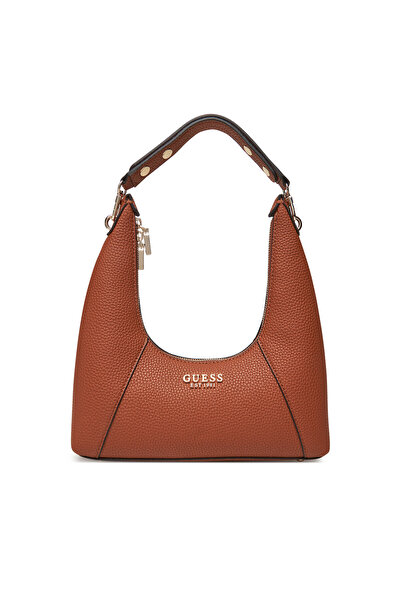 Guess Γυναικεία Τσάντα Χειρός Καφέ HWBG7334170