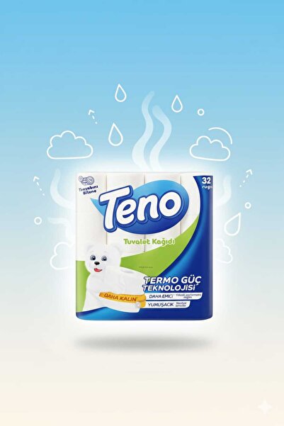FIRINCI GAZİ GURME Teno Toilet Paper 32 Rolls