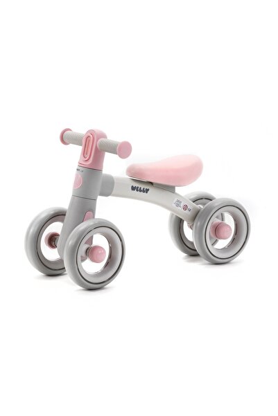 ADAMEX Bicicleta de echilibru cu 4 roti Welly, cu iluminare LED in ghidon, te...