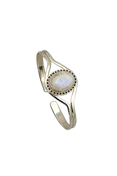 Eylül silver Fixed Silver Bracelet with Moonstone