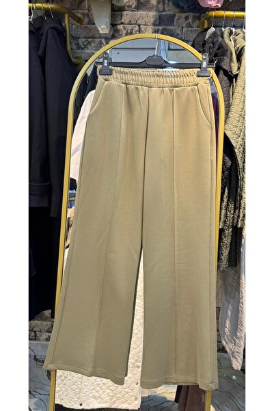 MODA AKGÜN Çimali Scuba Wide-Leg Pants
