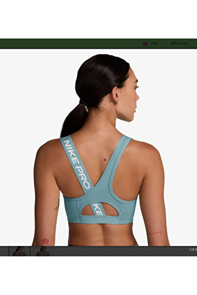 Nike Pro Swoosh MS Asymmetrical Bra Kadın Sporcu Sütyeni (yousportswear)