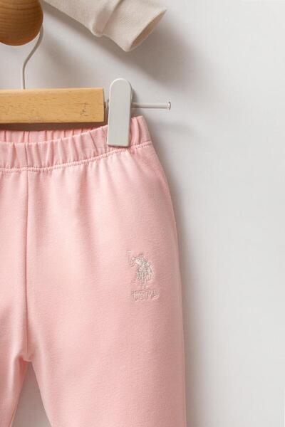 U.S. Polo Assn. Kids U.S. Polo Assn. Usb2749 Baby Girl 2-Piece Set