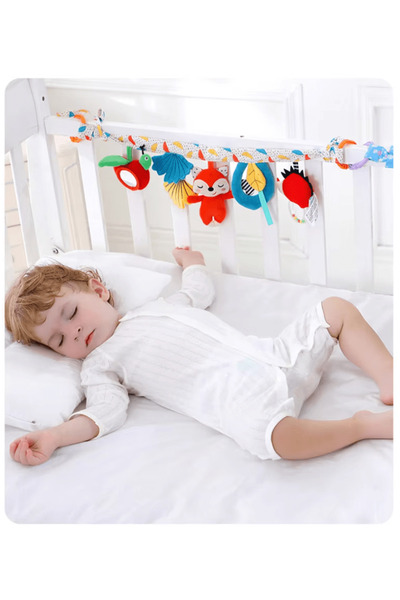 OEM Jucărie textilă pentru pătuț sau cărucior Foxy