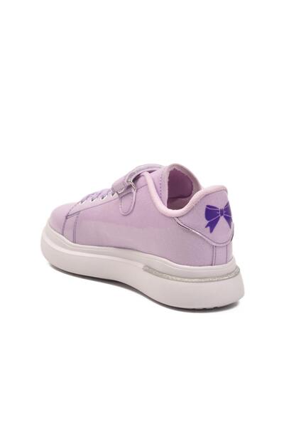 WALKWAY 2540-26K F Lilac Patent Leather-Silvery Children's Sports Shoes Ruffon