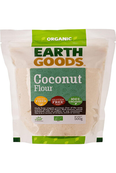 Earth Goods Organic دقيق جوز الهند الخالي من الغلوتين - 500 غرام × 6