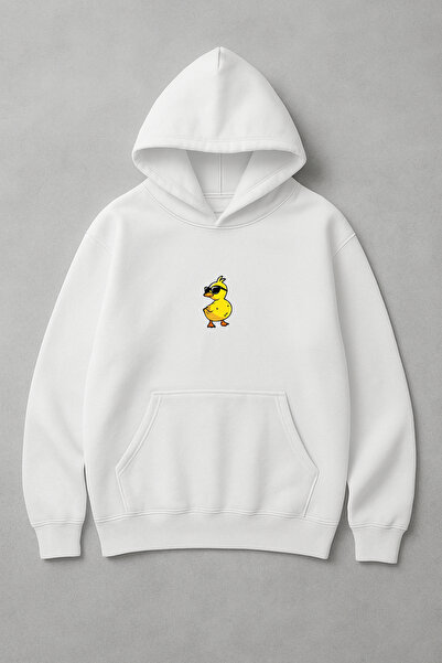 LORVEX Swea tricou unisex supradimensionat cu imprimeu Cool Duck