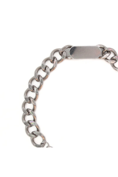 IMMACULATI Brățară Cuban Link din oțel inoxidabil, impermeabilă, hipoalergenică